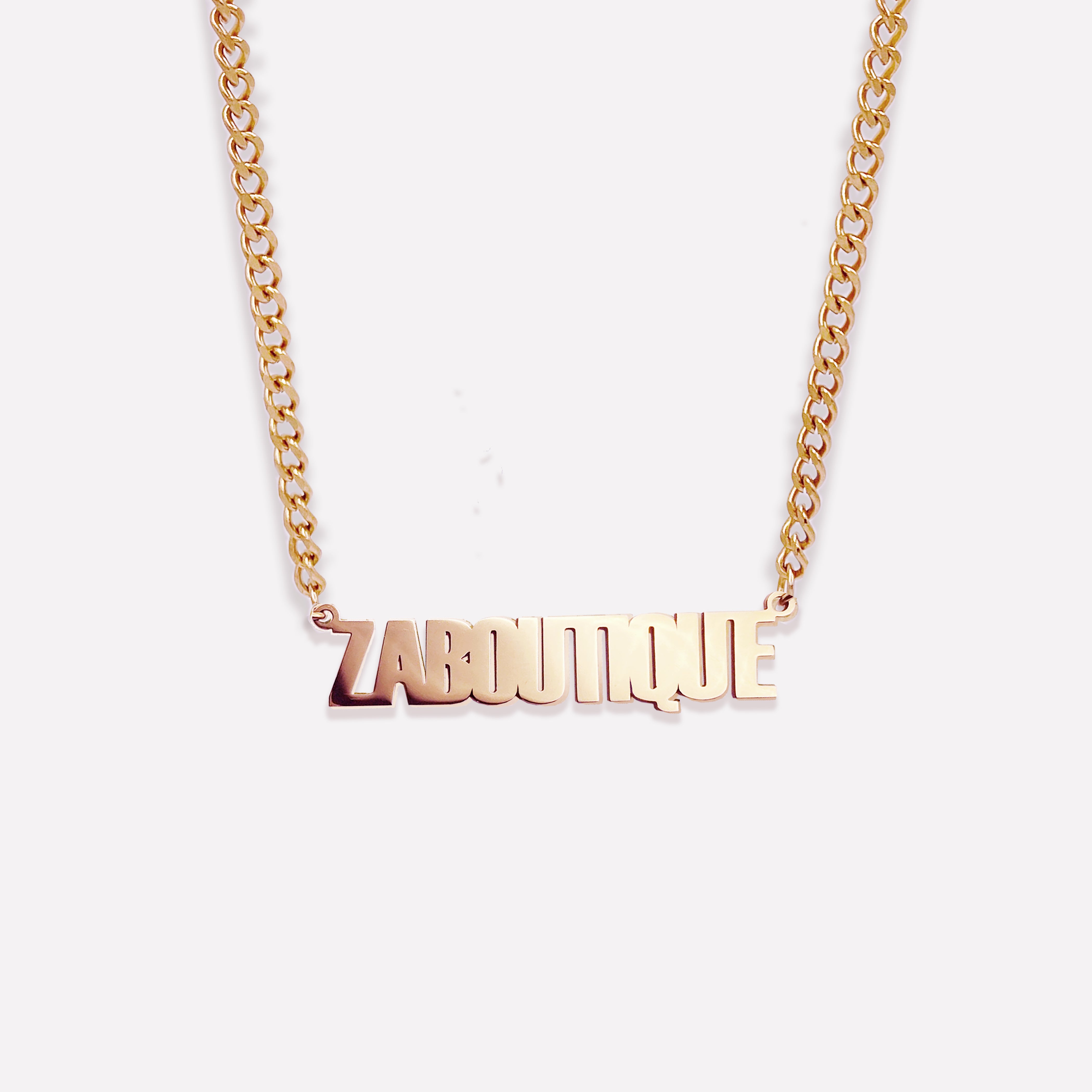 Cuban Link Chain Custom Name Necklace