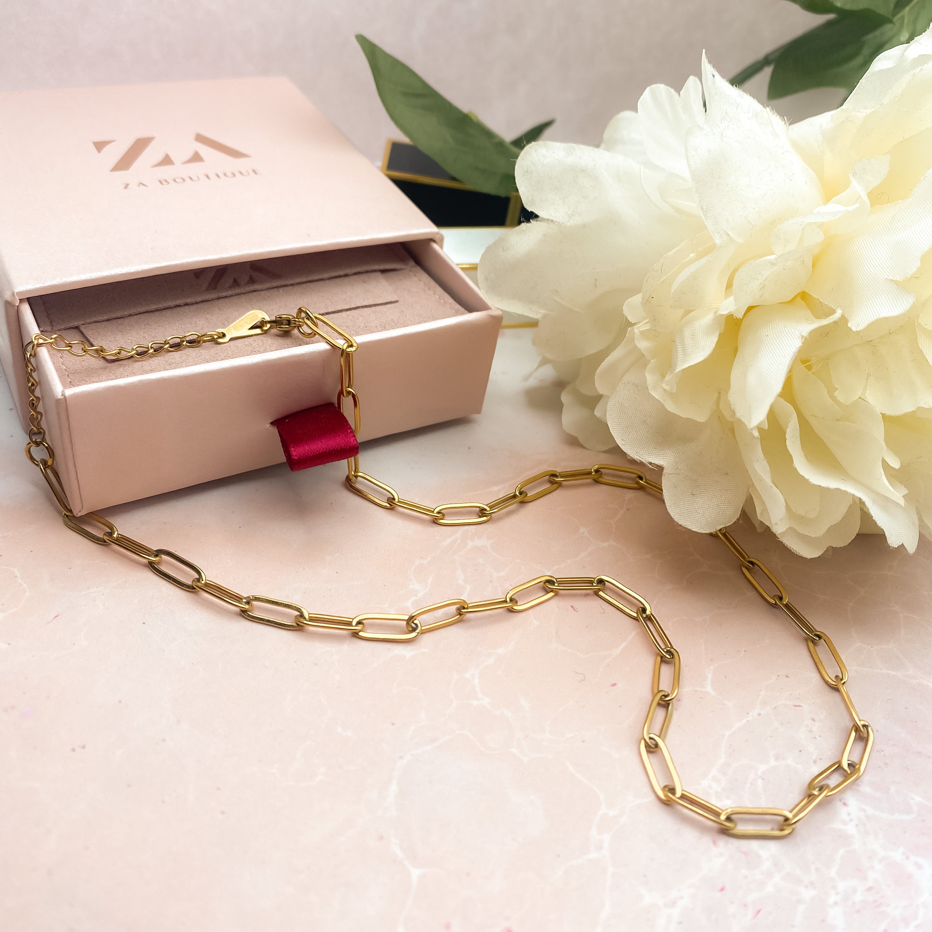 Link Paperclip Chain Necklace