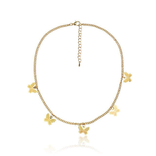 Butterfly Chain Necklace